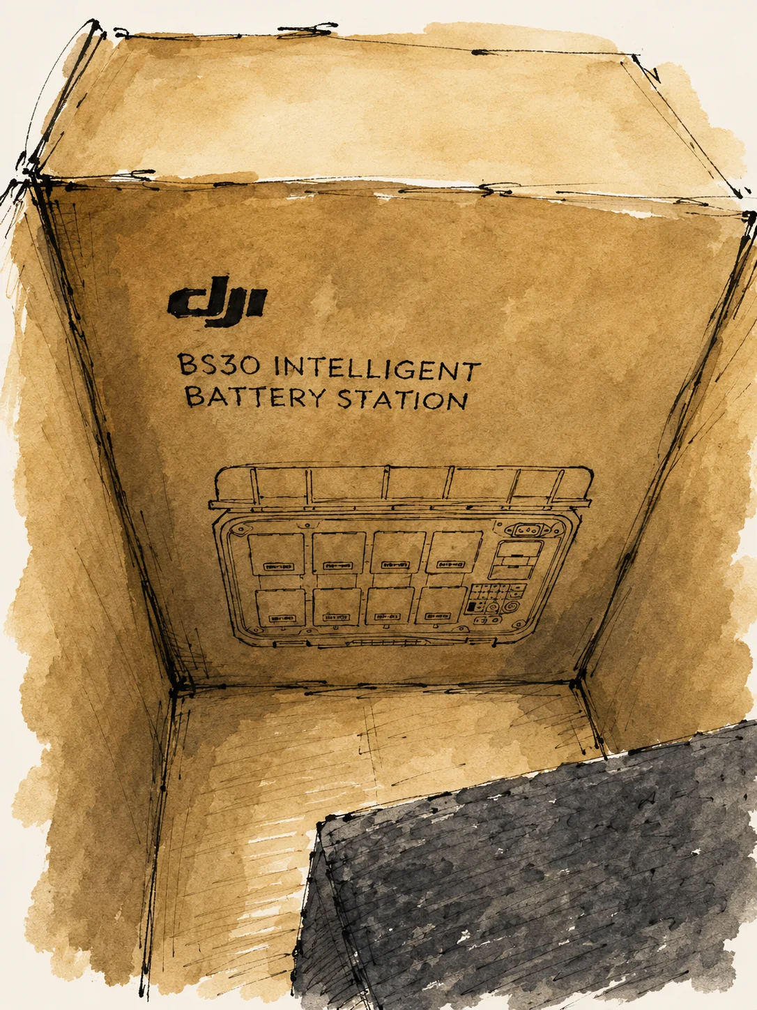 DJI BS30 battery station packaging context for DJI Matrice 30T sourcing