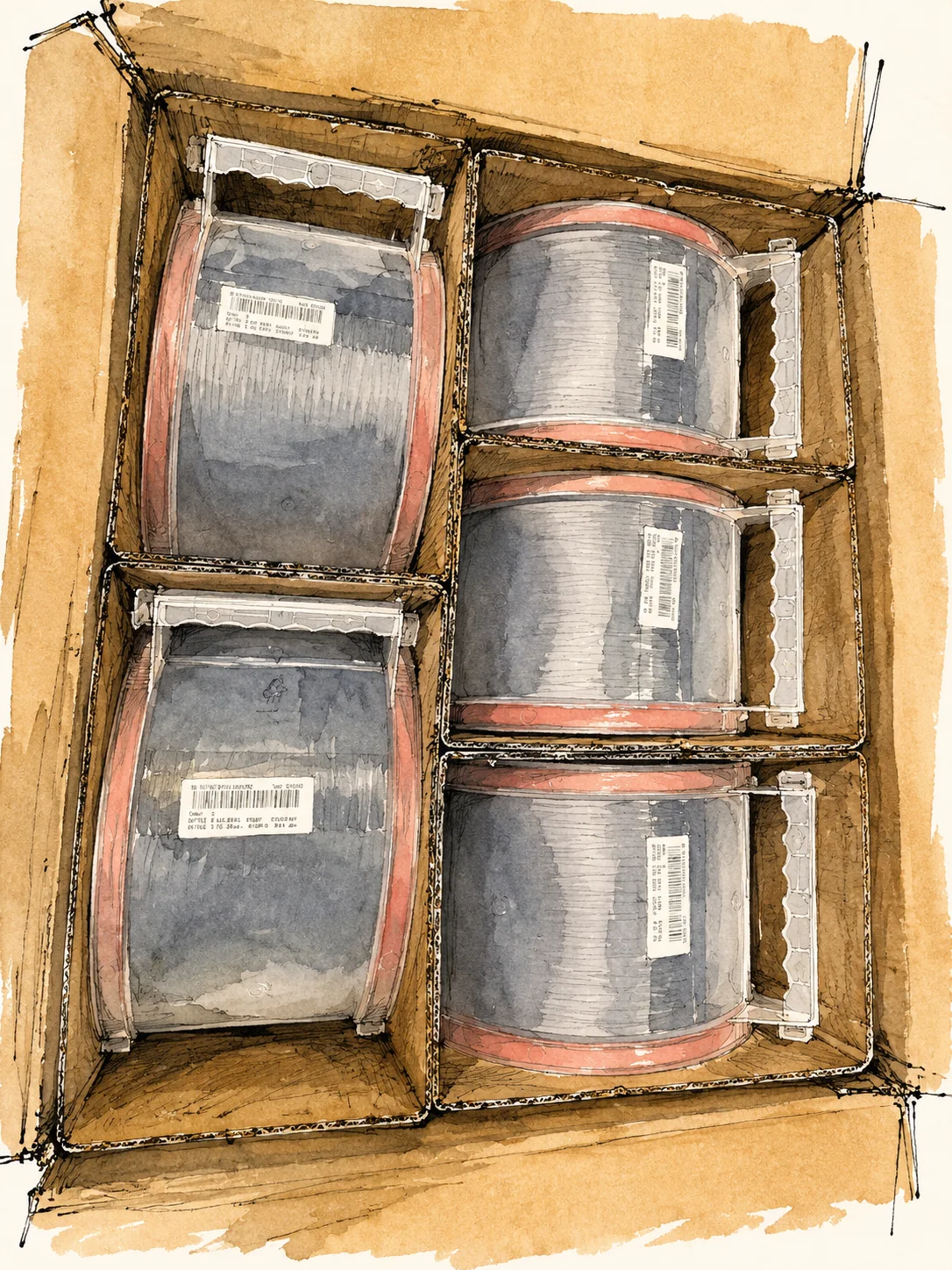 G.657.A2 optical fiber spool sourcing illustration